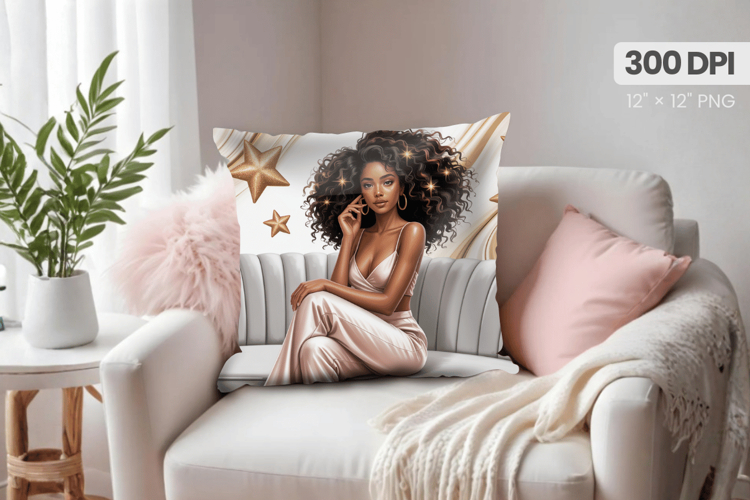 Black Girl Afro Png Image 6