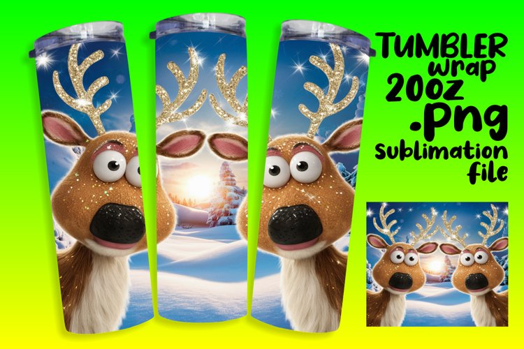 Christmas Tumbler Wrap Image 2