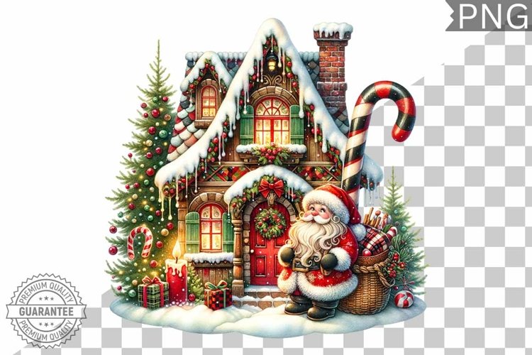 Santa Christmas Clipart Image 22