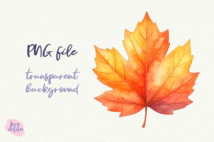 Fall Leaf Clipart Image 3