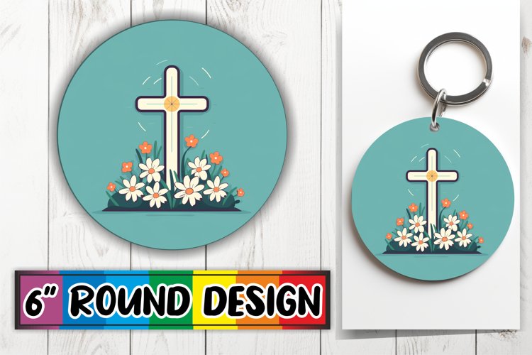 Sublimation Keychain Bundle for Believers example image 1