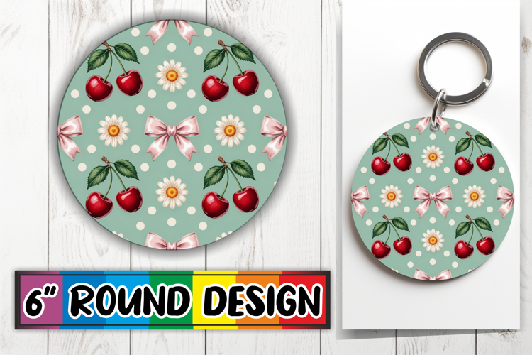 Bright Sublimation Car Coasters, Christmas