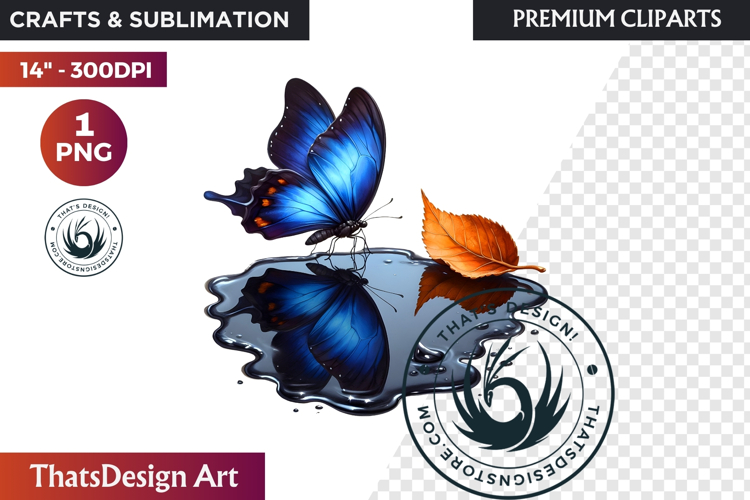 Monarch Butterfly Clipart Image 3