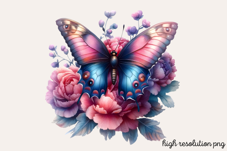 Watercolor Flowers Svg Image 10
