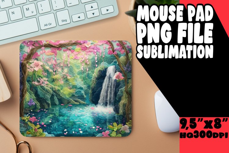 Spectacular 3D Landscape Mouse Pad Sublimation