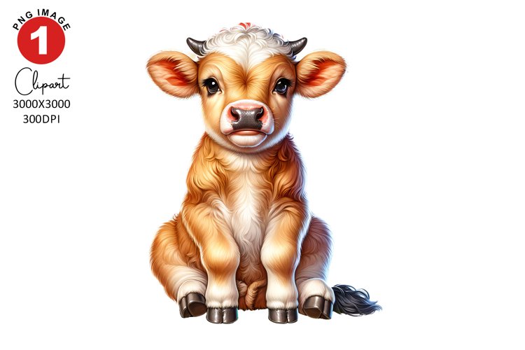 Cute Cow Clipart Image 13