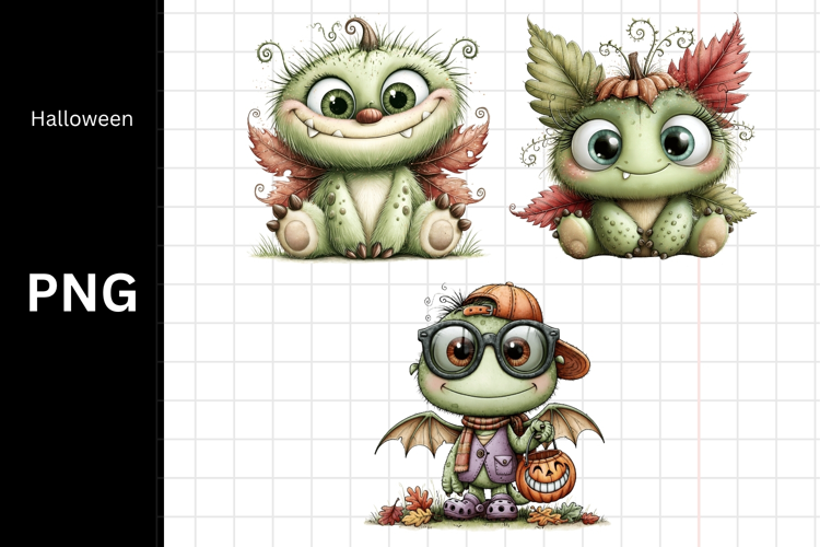 Halloween PNG, Monster PNG, Fall PNG