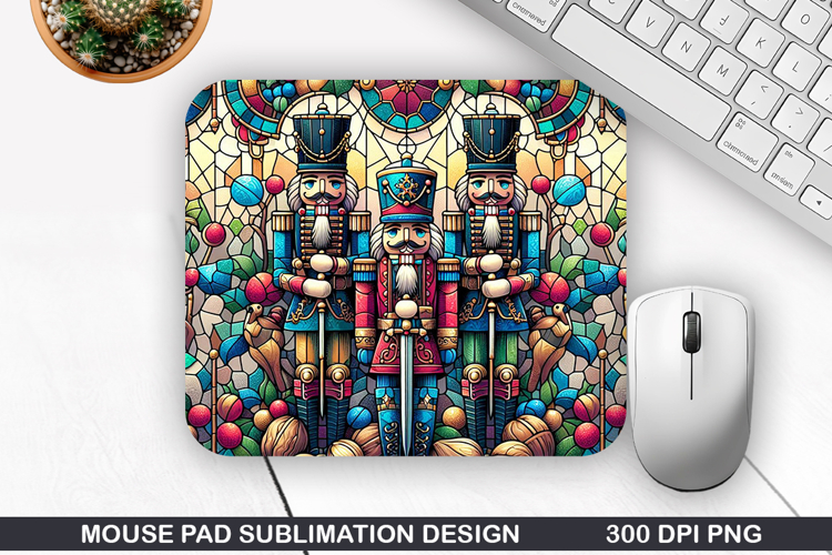 Nutcracker Mouse Pad Sublimation, Christmas Mouse Pad PNG