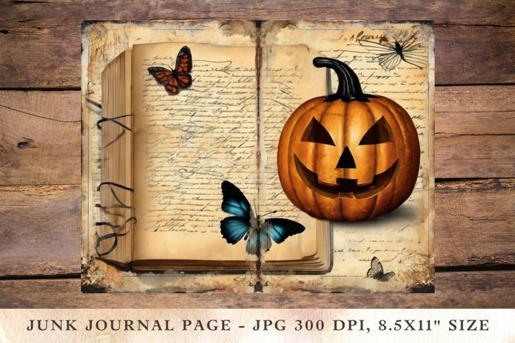 Printable Junk Journal Pages halloween 20