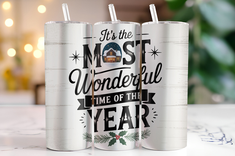 Christmas Tumbler Wrap