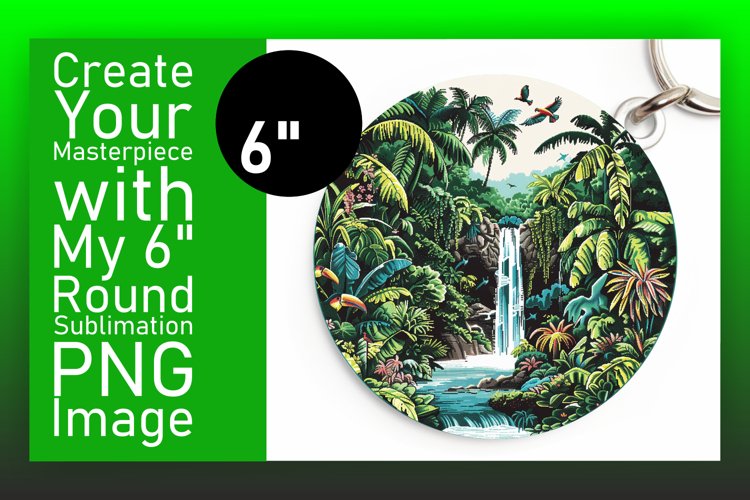 Sublimation Scenic Round - Keychain and Coaster