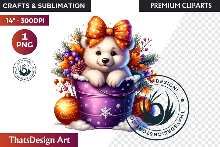 Autumn Cute animal in a bucket clipart Pumpkin thanksgiving