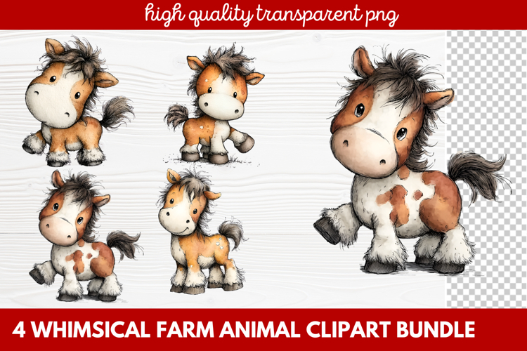 Farmhouse Animals Clipart Image 3
