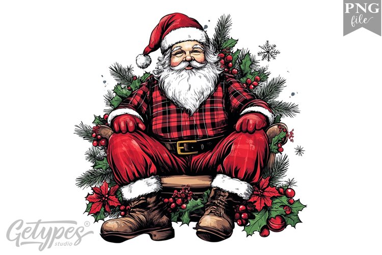 Santa Christmas Clipart Image 7