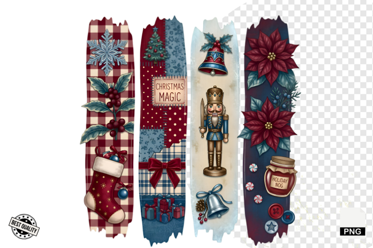 Christmas Brushstrokes Clipart