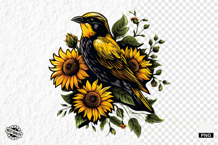 Summer Sunflowers PNG Clipart