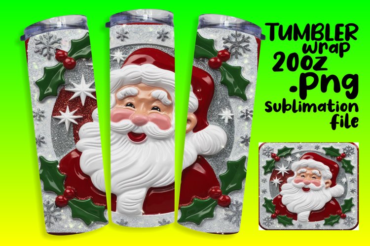Christmas Tumbler Wrap