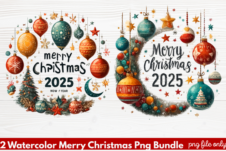 Christmas Watercolor Clipart Image 23