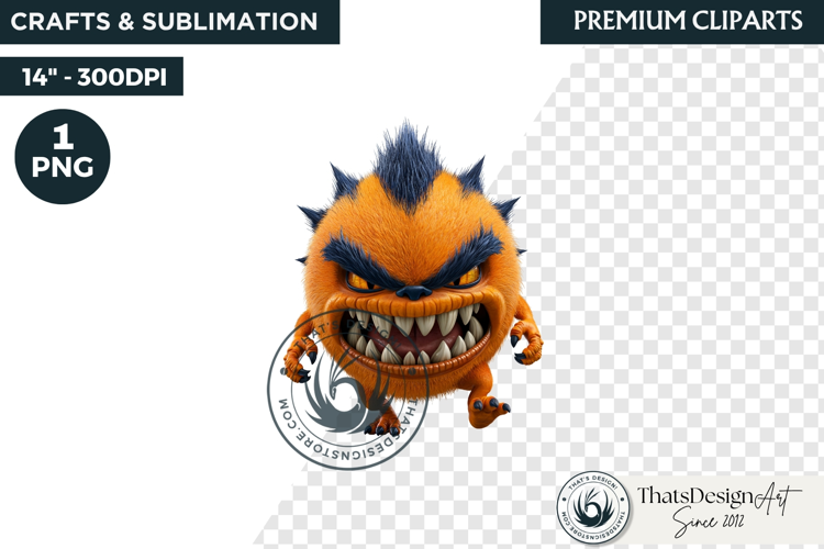 Halloween Little Monster Clipart Png, Spooky Cute Fantasy