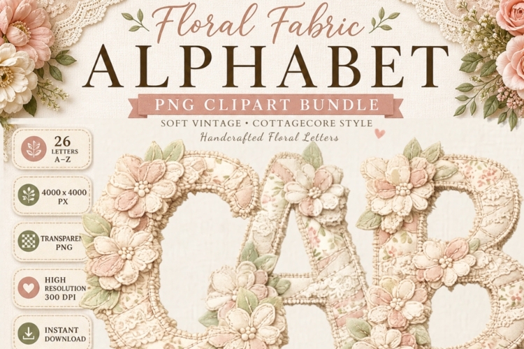  Vintage Alphabet