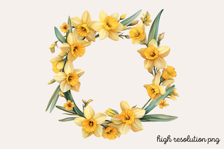 Daffodils Clipart Image 4