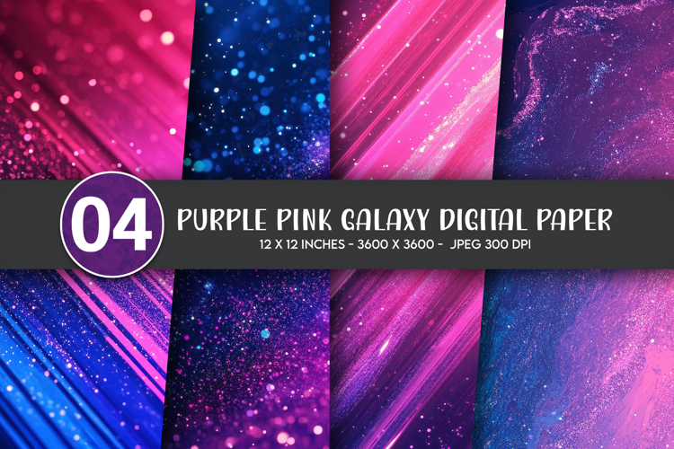 Purple Glitter Background Image 2