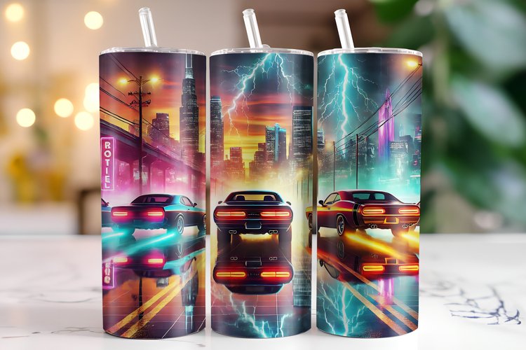 Cars Tumbler Wrap | Sublimation | Tumblers example image 1