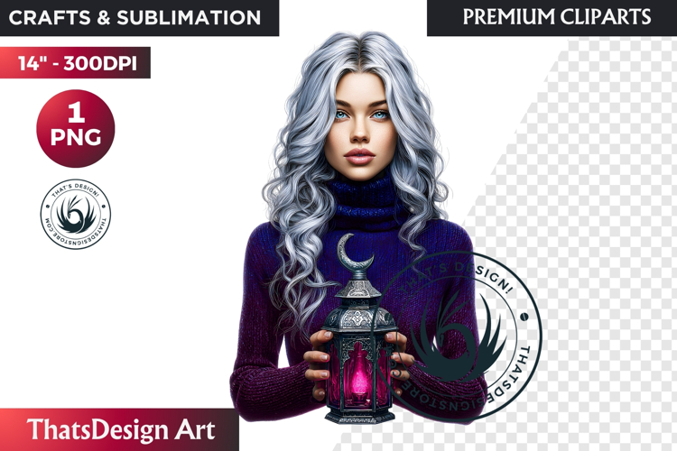 Cosy Winter Girl Clipart, Fashion Girl PNG, christmas