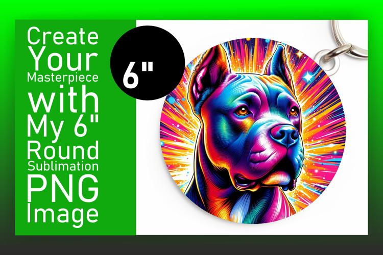 Chic Round Design Car Coaster PNG , Dog