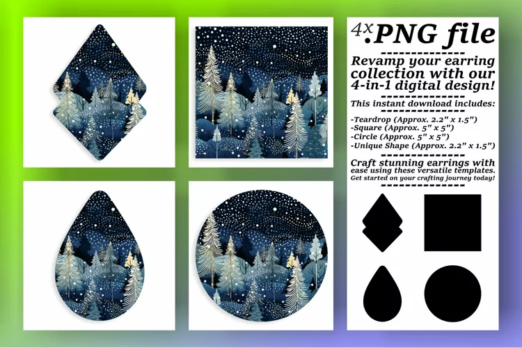Festive Christmas Tree Car Coaster Design