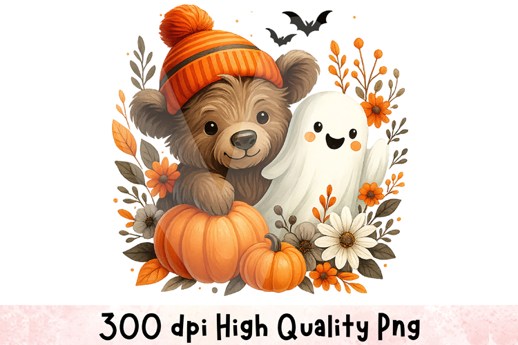 Fall Highland Cow Clipart Sublimation PNG | Fall Png