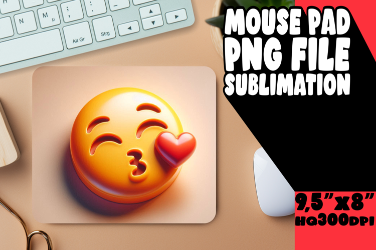 Enchanted Desk Mat Ideas for Kids, 3D Emoji