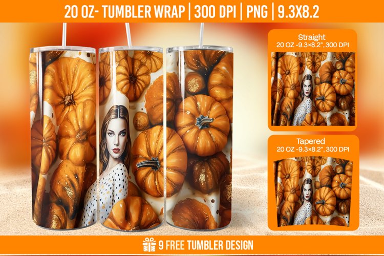 Fall Tumbler Wrap Image 2