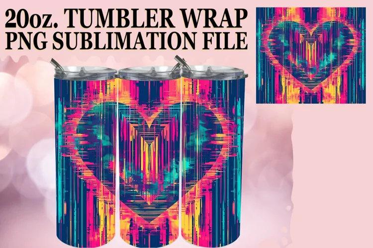 Tumbler Wrap - Romantic Love Theme 20oz