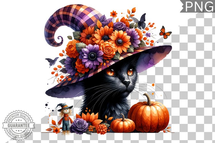 Halloween Cat Clipart Image 24