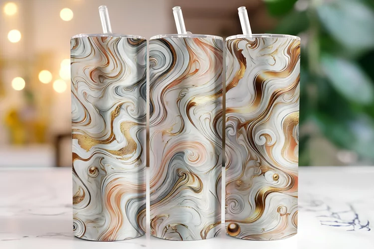 Marble Tumbler Wrap | Sublimation | Tumblers