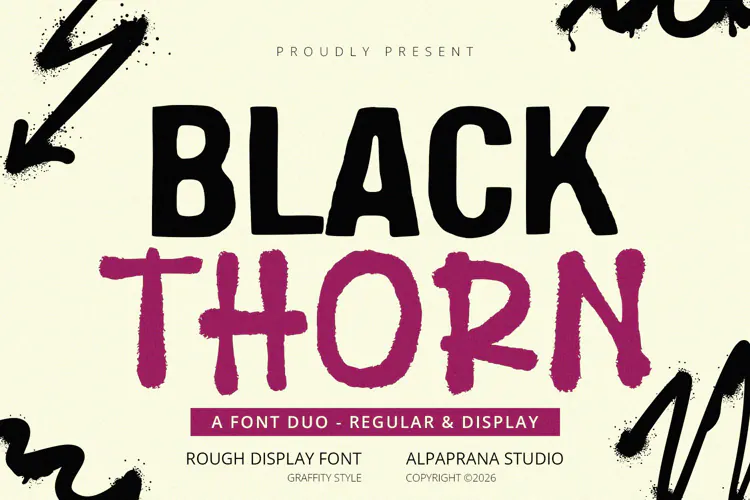 Black Thorn - Font Duo