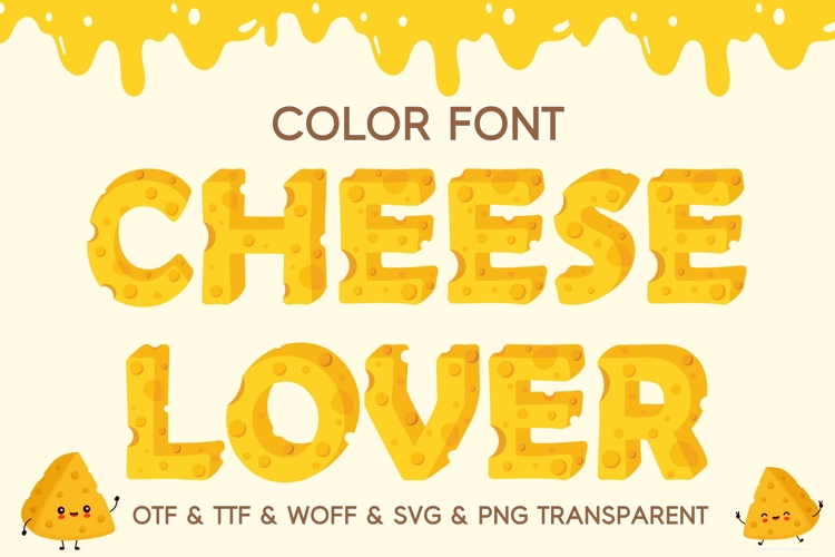 Cheese Lover - Color Font