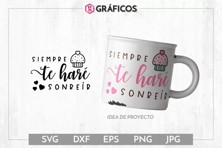 Siempre te hare sonreír SVG - Diseño San Valentín