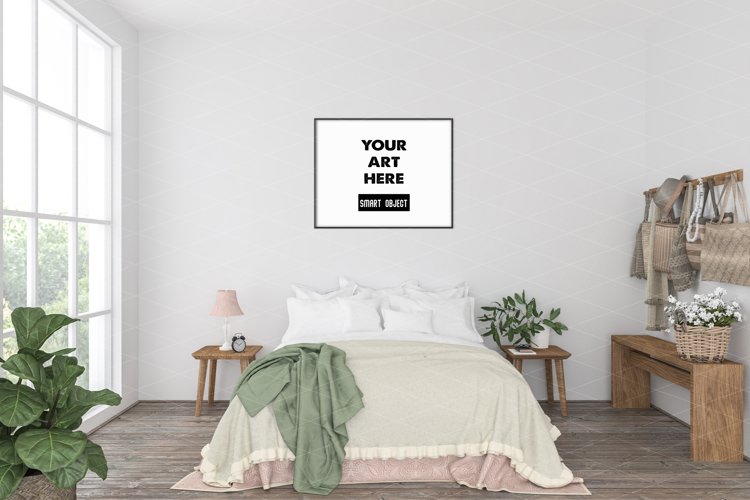 Wall mockup - Interior mockup - Wallpaper mockup
