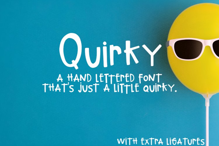 Quirky Hand-lettered Font example image 1