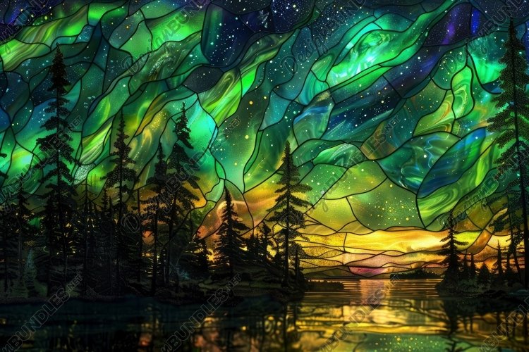 Stained Glass Texture Image 2
