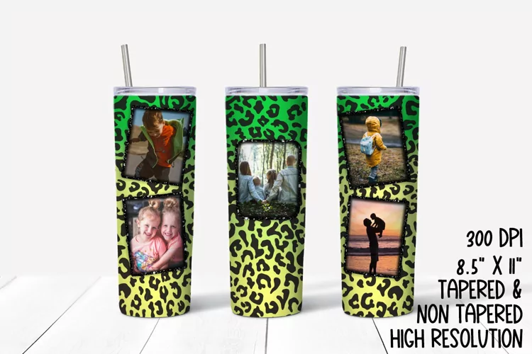 Photo Sublimation Tumbler Template