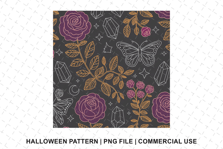 Happy Halloween Pattern Png | Sublimation | Digital Paper