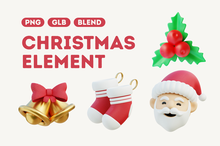 Christmas Santa Element