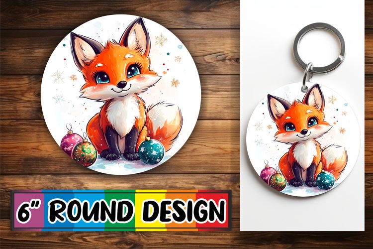 Creative Circle Design for Coasters , Xmas example image 1