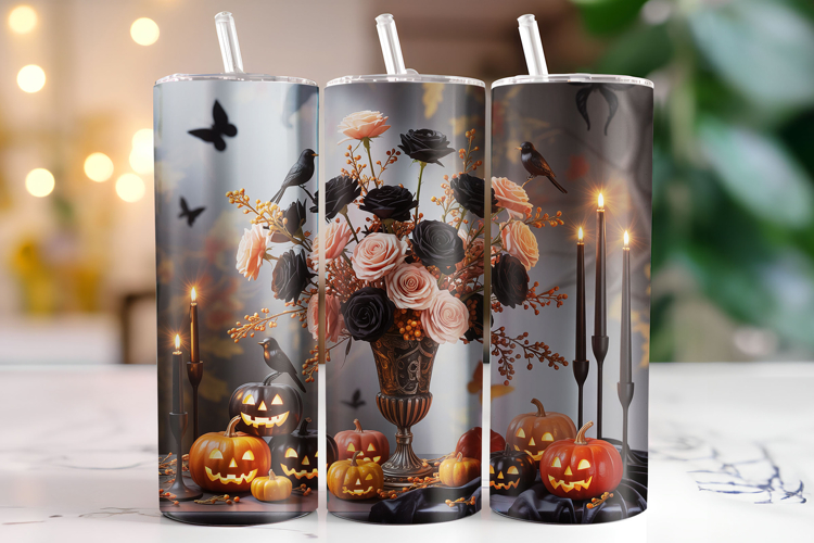 Halloween Tumbler Wrap | Sublimation | Tumblers