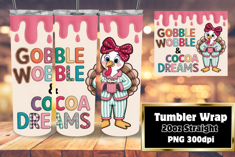 SOPHISTICATED 20oz Sublimation Tumbler , Holiday