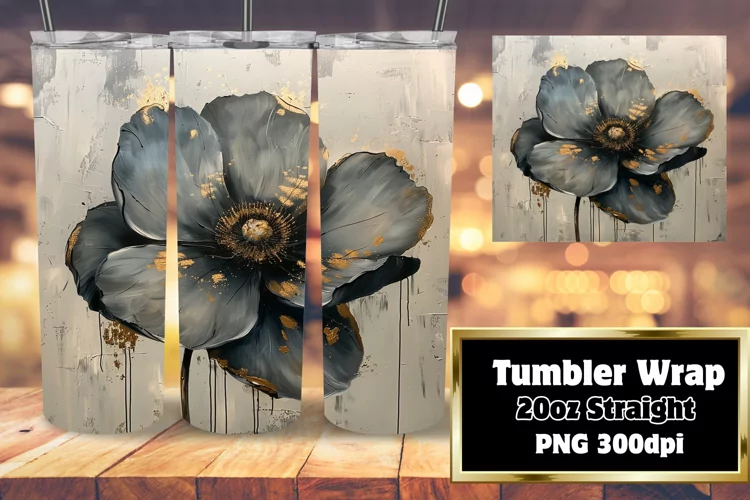 Springtime Bloom: Sublimated Tumbler Design