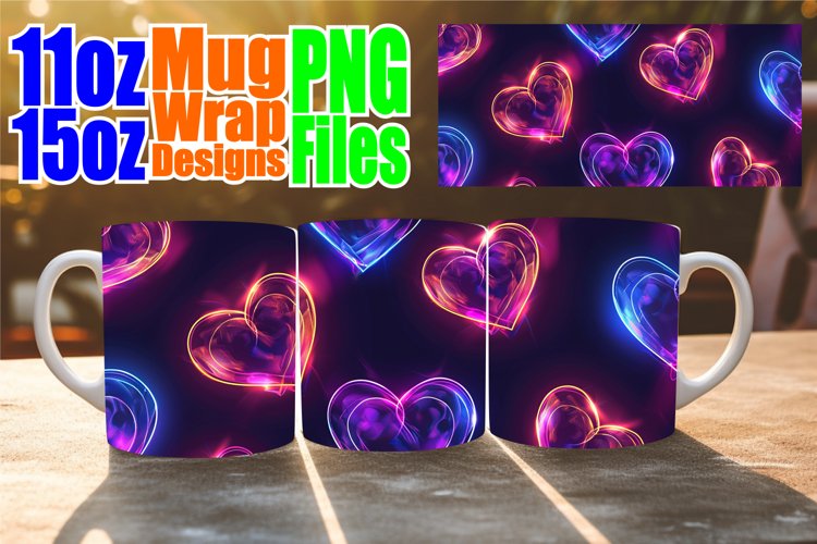 Heartfelt Sublimation Mug Design - Cherished Love example image 1